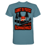 Darts-T-Shirt Motiv "Schwarzwald Perfekt" (Druck vorne)