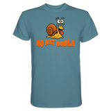 Fun-T-Shirt Motiv "No net hudla" (Druck vorne)