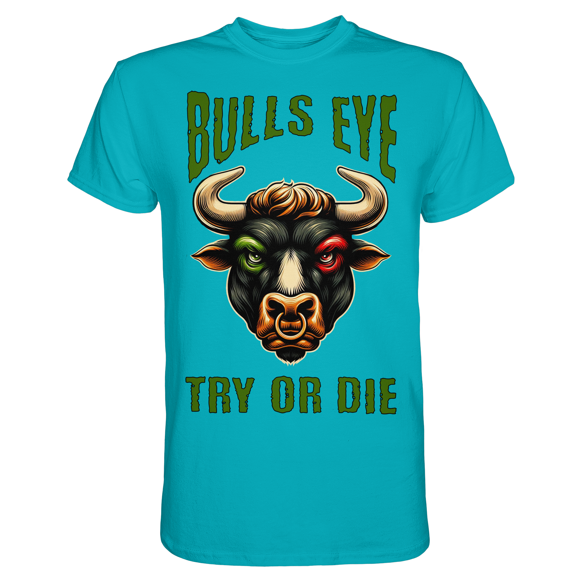 Darts-T-Shirt Motiv "Bulls Eye" (Druck vorne)