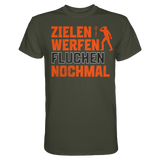 Darts-T-Shirt Motiv "Dartsfluch" (Druck vorne)