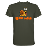 Fun-T-Shirt Motiv "No net hudla" (Druck vorne)