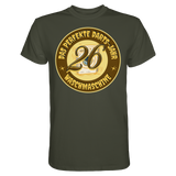 Darts-T-Shirt Motiv "Perfektes Dartsjahr" (Druck vorne)