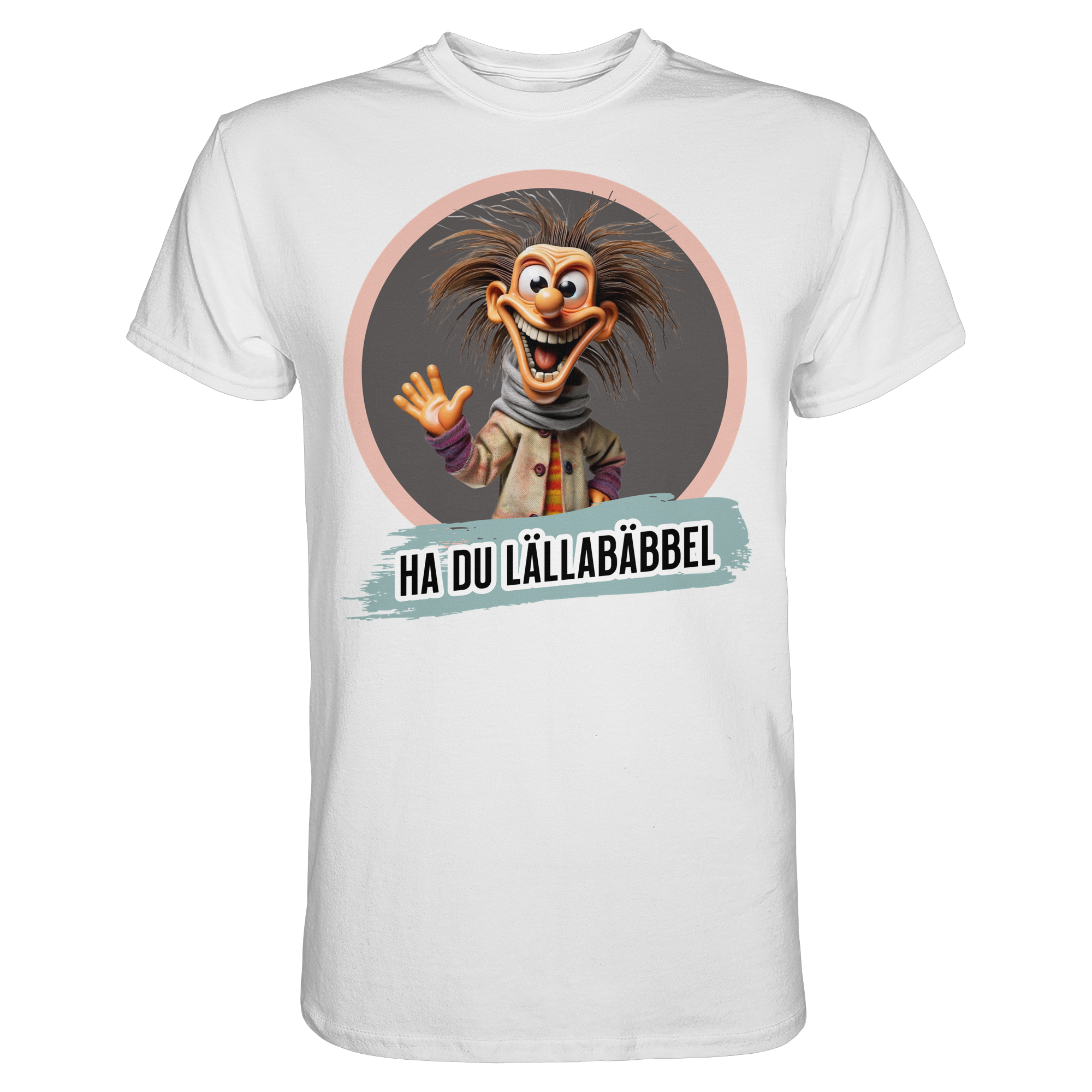 Fun-T-Shirt Motiv "Lällabäbbel" (Druck vorne)