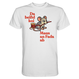 Fun-T-Shirt Motiv "Maus ond Fada" (Druck vorne)