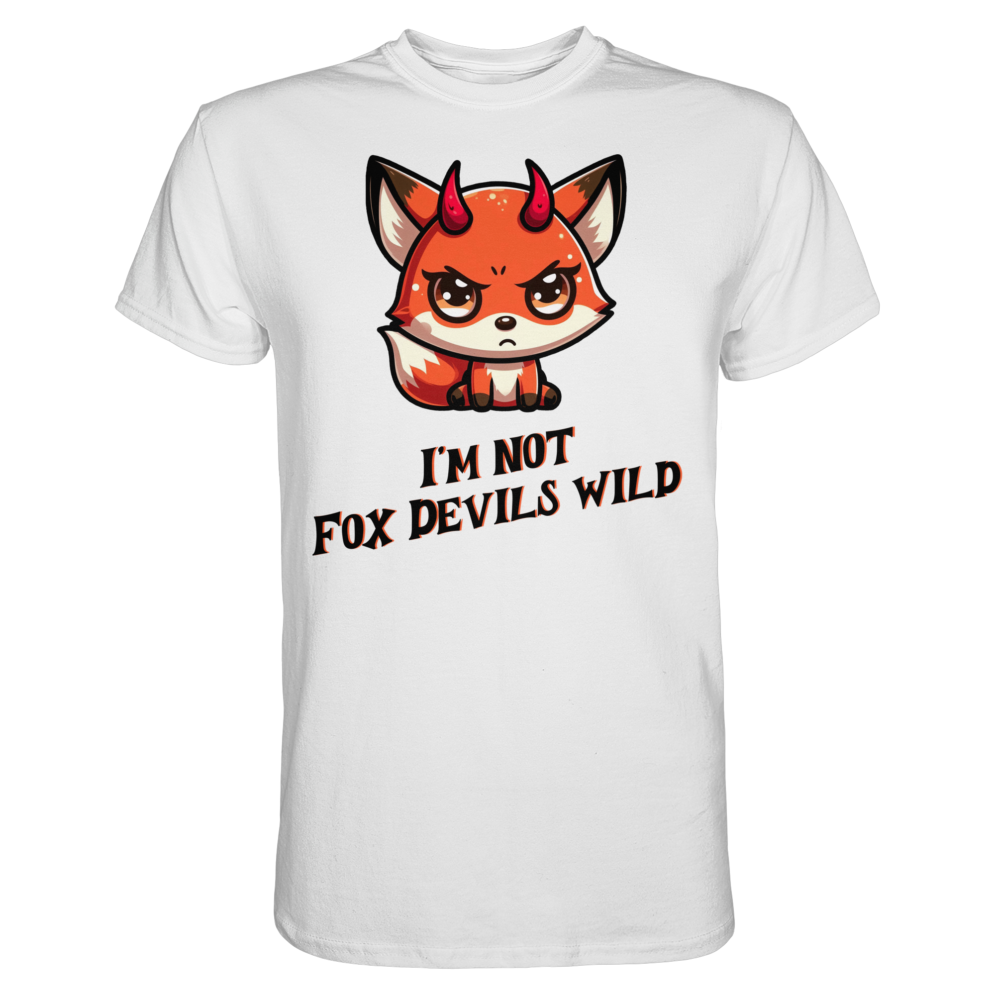 Fun-T-Shirt Motiv "Fox Devil" (Druck vorne)