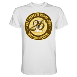 Darts-T-Shirt Motiv "Perfektes Dartsjahr" (Druck vorne)