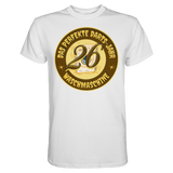 Darts-T-Shirt Motiv "Perfektes Dartsjahr" (Druck vorne)