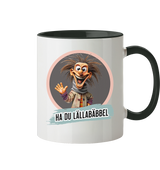 Fun-Tasse Motiv "Lällebäbbel" (Zweifarbig)