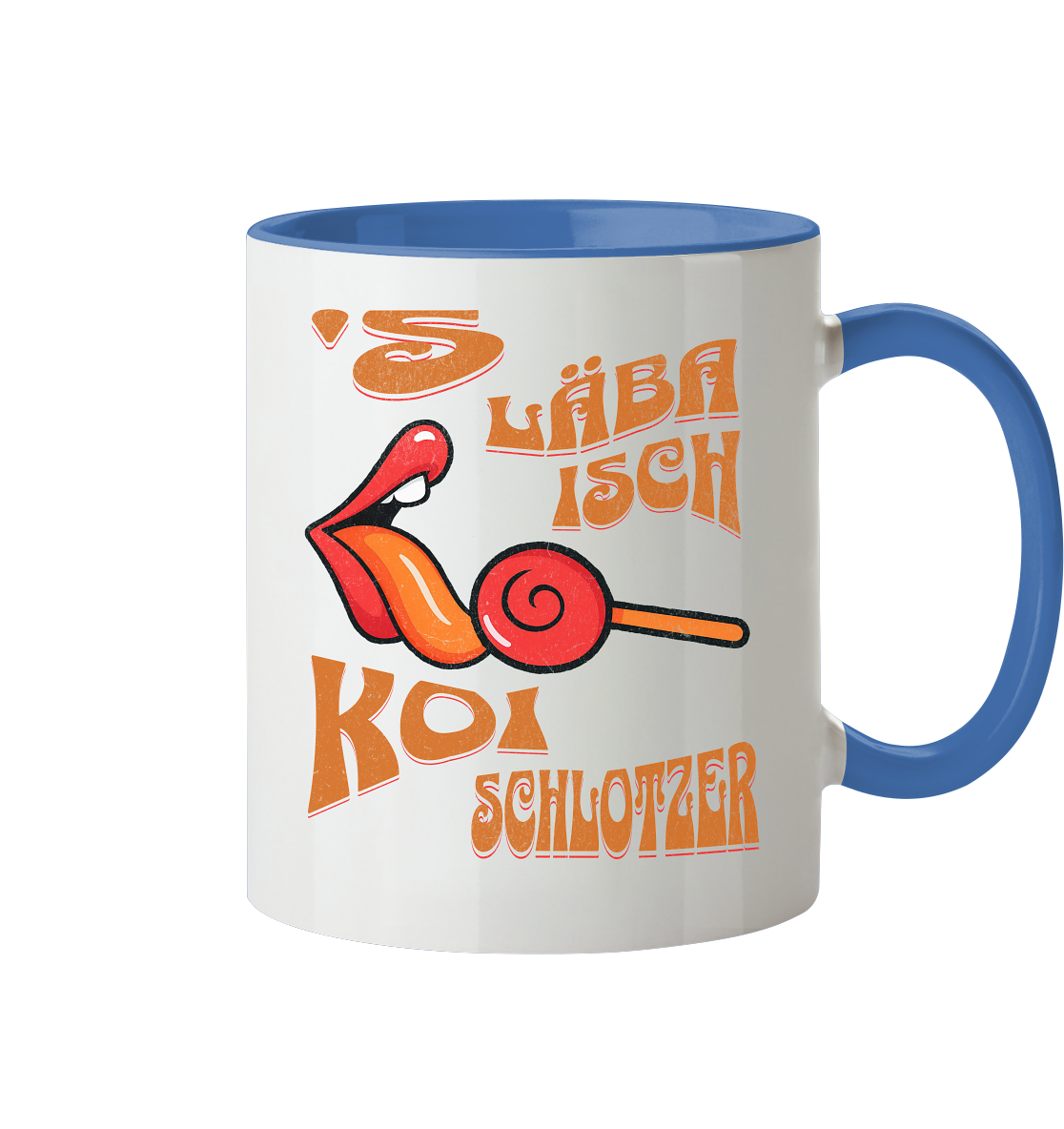 Fun-Tasse Motiv "Koi Schlotzer" (Zweifarbig)