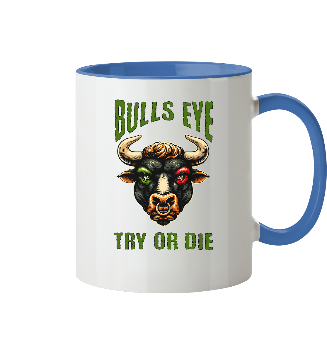 Darts-Tasse Motiv "Bulls Eye" (Zweifarbig)