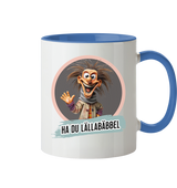 Fun-Tasse Motiv "Lällebäbbel" (Zweifarbig)