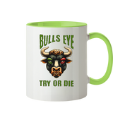 Darts-Tasse Motiv "Bulls Eye" (Zweifarbig)