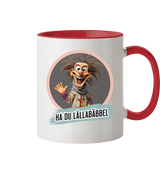 Fun-Tasse Motiv "Lällebäbbel" (Zweifarbig)