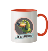 Fun-Tasse Motiv "Grasdaggl" (Zweifarbig)
