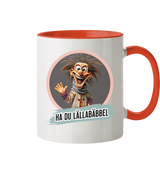 Fun-Tasse Motiv "Lällebäbbel" (Zweifarbig)