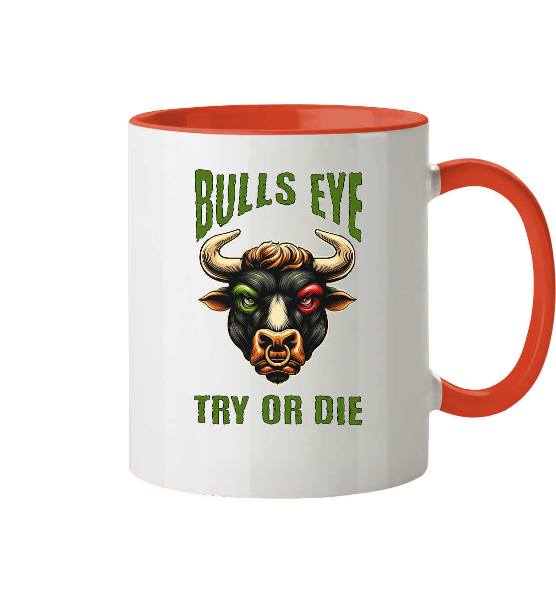 Darts-Tasse Motiv "Bulls Eye" (Zweifarbig)
