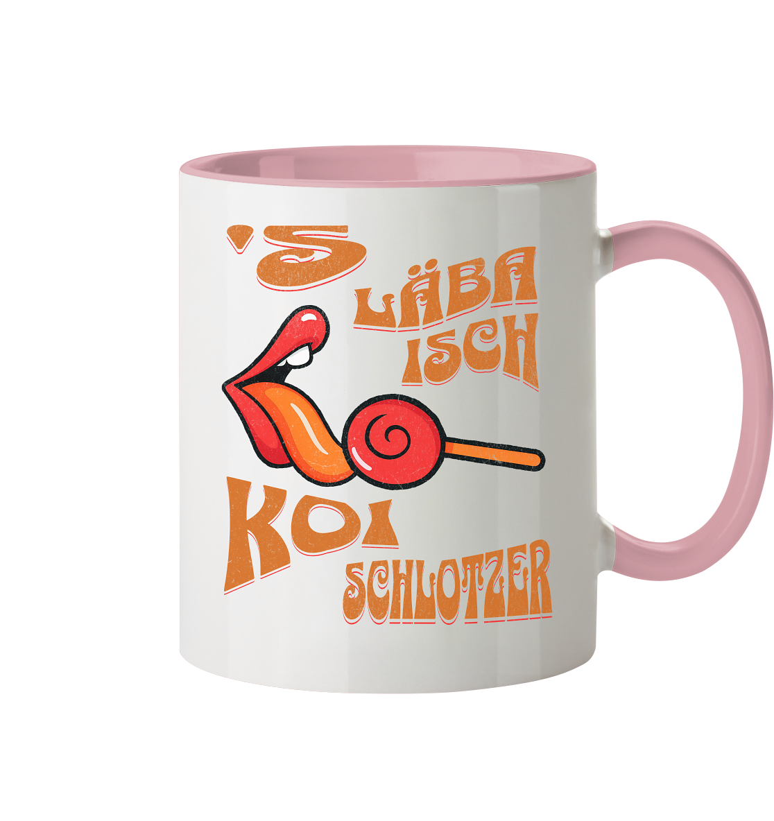 Fun-Tasse Motiv "Koi Schlotzer" (Zweifarbig)