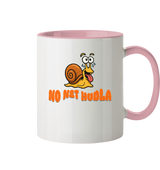 Fun-Tasse Motiv "No net Hudla" (Zweifarbig)