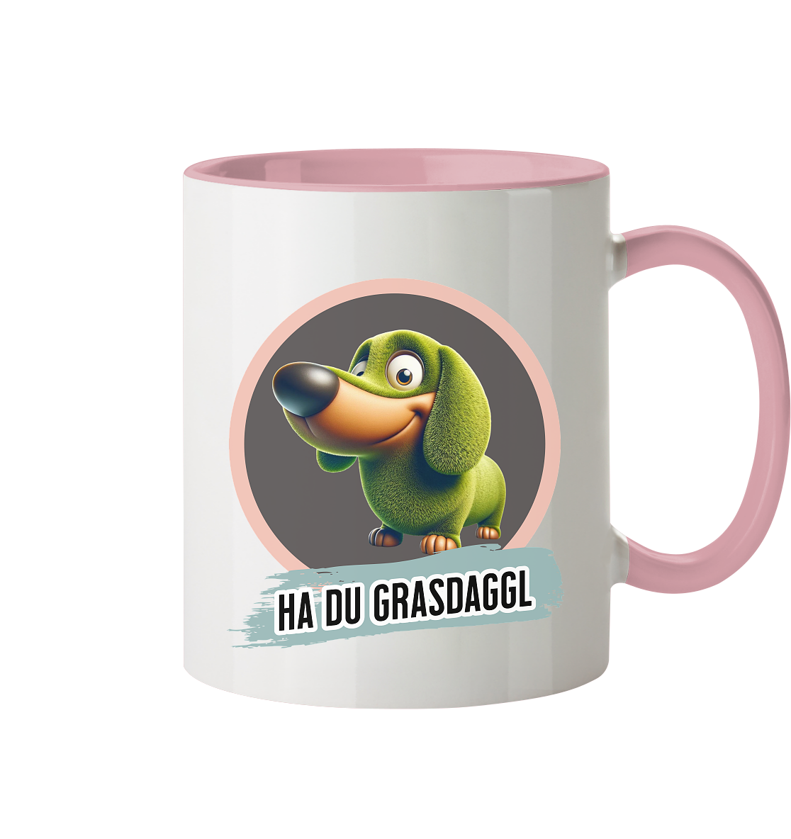 Fun-Tasse Motiv "Grasdaggl" (Zweifarbig)