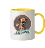 Fun-Tasse Motiv "Lällebäbbel" (Zweifarbig)