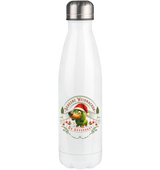 Fun-Edelstahl Thermoflasche Motiv "Grasdaggl Weihnachda" 500ml