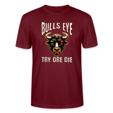 Stanley/Stella Unisex Darts T-Shirt: Try ore die - Burgunderrot